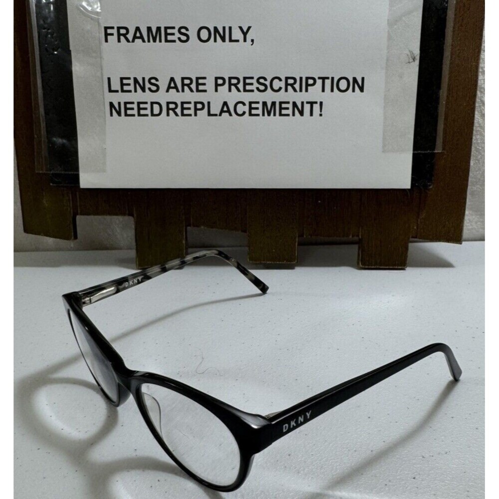 DKNY DK5007-001‎ Eyeglass Frames Only 51□17-135, Black Spring Hinges